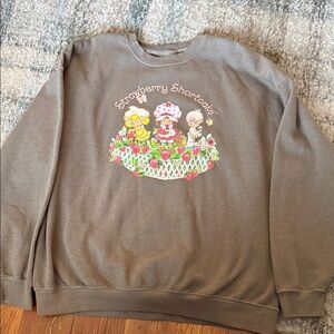 Brown Strawberry Shortcake Sweatshirt